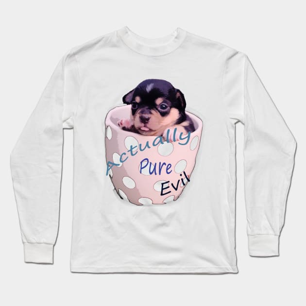 Pure evil Long Sleeve T-Shirt by Brasspikachu